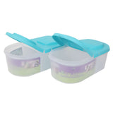 Food Container (Pack of 2) - Cyan, Home & Lifestyle, Storage Boxes, Chase Value, Chase Value