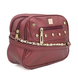 Women's Shoulder Bag 7656 - Maroon, Women, Bags, Chase Value, Chase Value