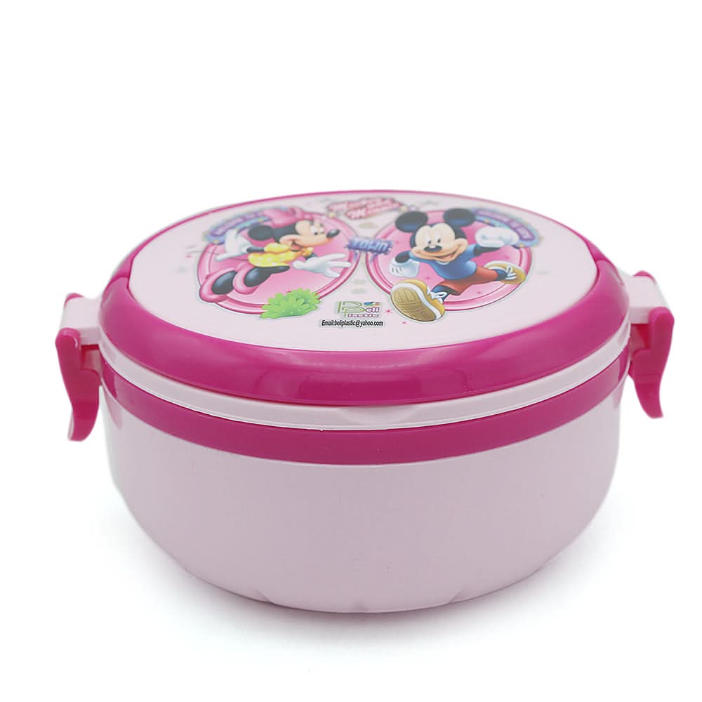 Joy Lunch Box With Spoon - Pink, Kids, Tiffin Boxes And Bottles, Chase Value, Chase Value