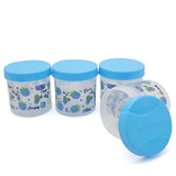 Jar Medium Net 4 Piece - Blue, Home & Lifestyle, Storage Boxes, Chase Value, Chase Value