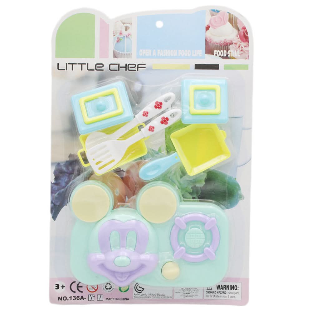 Kitchen Set 3286 - Cyan, Kids, Cosmetic and Kitchen Sets, Chase Value, Chase Value