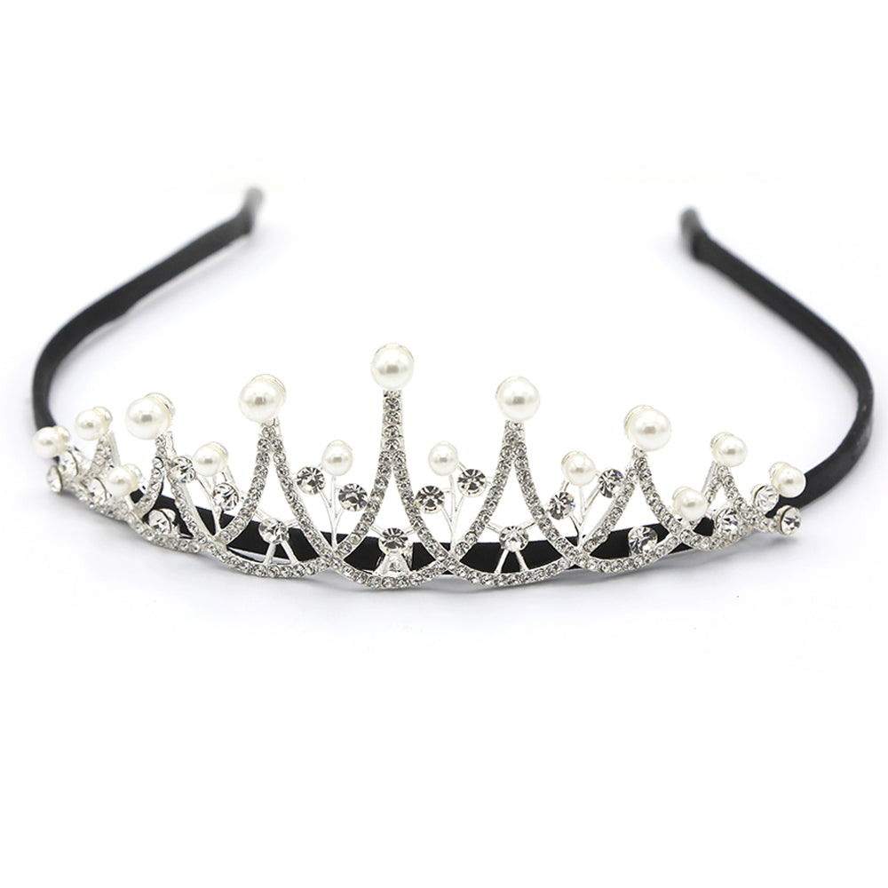 Crown Hair Band - Silver, Women Hair & Head Jewellery, Chase Value, Chase Value