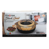 Happy Hisense Hotpot Black Gold Large 4000ML, Home & Lifestyle, Cookware And Pans, Chase Value, Chase Value