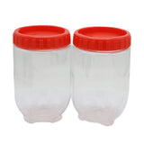 Top Lock Jar 2 Pcs - 2 - Red, Home & Lifestyle, Storage Boxes, Chase Value, Chase Value