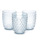 Diamond Glass 3 Pcs Pack - Grey, Home & Lifestyle, Glassware & Drinkware, Chase Value, Chase Value