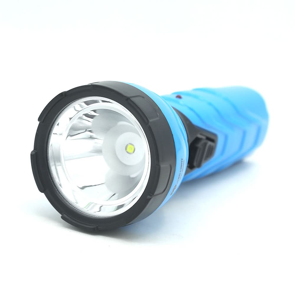 Rechargeable 1 LED Torch DP-9048A - Blue, Home & Lifestyle, Emergency Lights & Torch, Chase Value, Chase Value