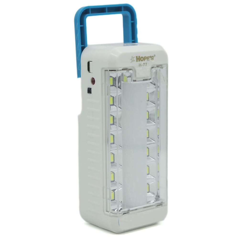 Rechargeable LED Light (H-77) - Blue, Home & Lifestyle, Emergency Lights & Torch, Chase Value, Chase Value