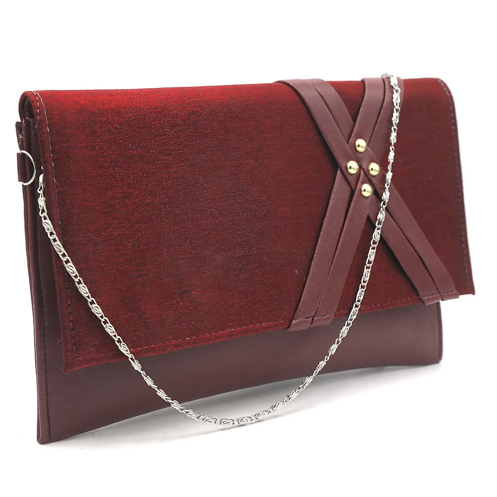 Women's Clutch K-2025 - Maroon, Women, Clutches, Chase Value, Chase Value