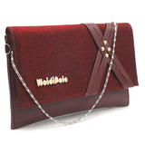 Women's Clutch K-2025 - Maroon, Women, Clutches, Chase Value, Chase Value