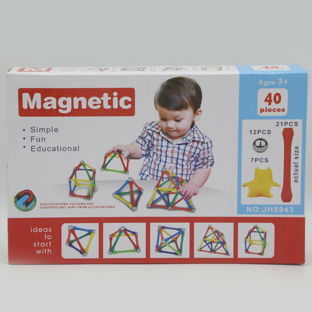 Magnetic Blocks - Multi, Kids, Educational Toys, Chase Value, Chase Value