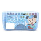 Mouse Boy Oil Pastels 12 Piece SET T-812 - Blue, Kids, Colouring Tools, Chase Value, Chase Value