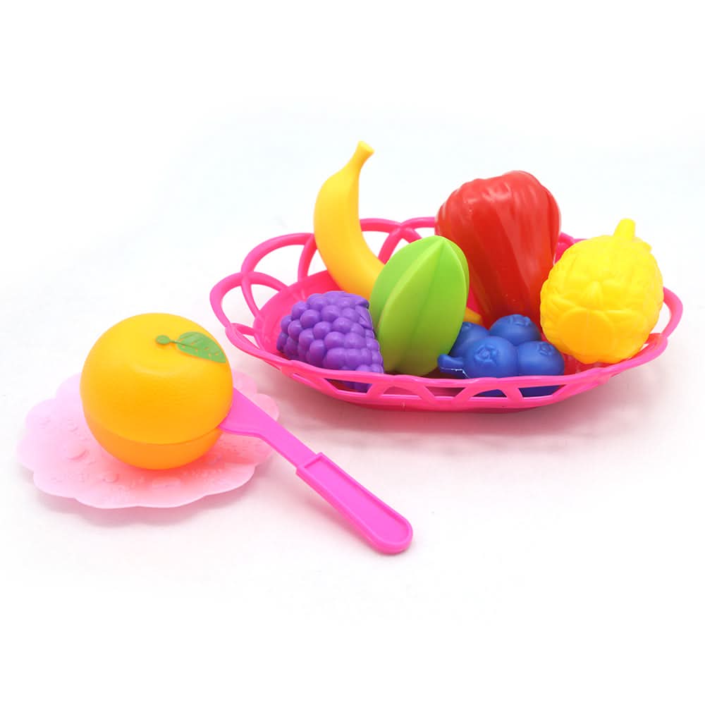 Fruit Set KT8012-1 - Pink, Kids, Cosmetic and Kitchen Sets, Chase Value, Chase Value