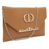 Women's Clutch K-2046 - Brown, Women, Clutches, Chase Value, Chase Value