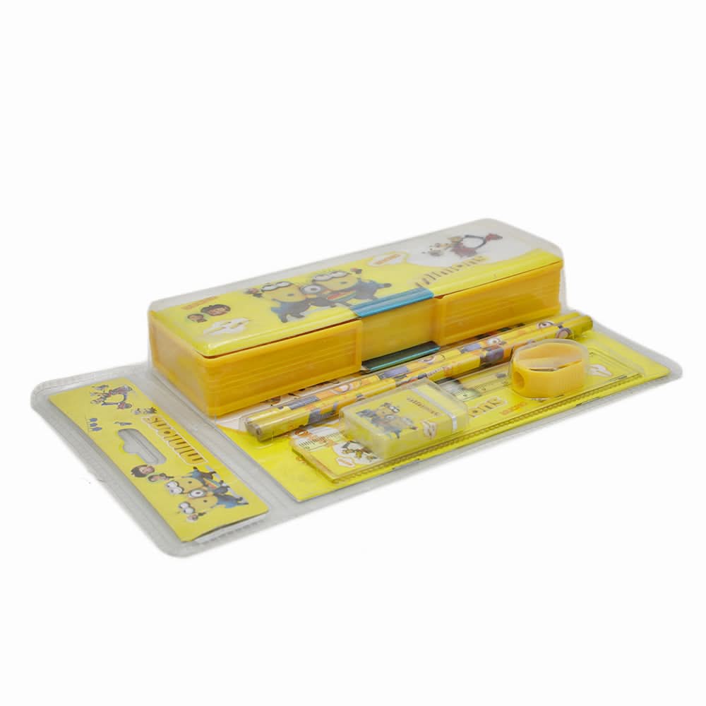Stationery Gift Set - Yellow, Kids, Pencil Boxes And Stationery Sets, Chase Value, Chase Value