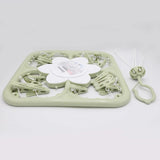Cloth Hanger - Green, Newborn Baby Accessories, Chase Value, Chase Value