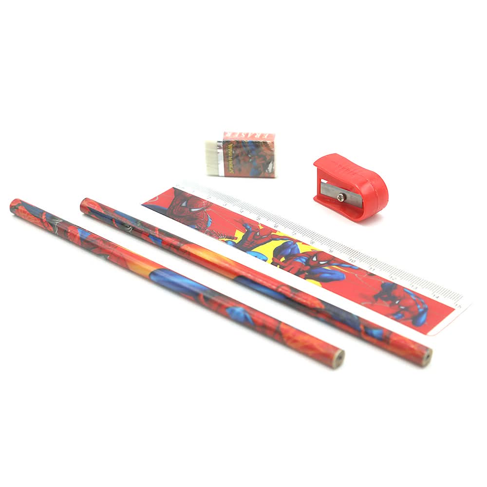 Stationary Set 801 (0S1-JG1) - Red, Kids, Pencil Boxes And Stationery Sets, Chase Value, Chase Value
