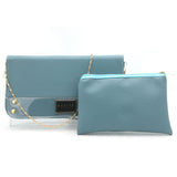 Women's Fancy Clutch K-2030 - Cyan, Women, Clutches, Chase Value, Chase Value