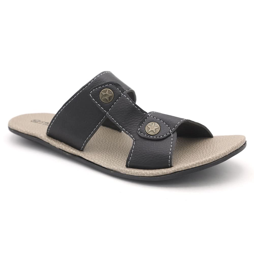 Men's Slippers MS-743 - Black, Men, Slippers, Chase Value, Chase Value