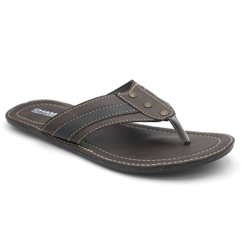 Men's Casual Slippers MS-727 - Brown, Men, Slippers, Chase Value, Chase Value