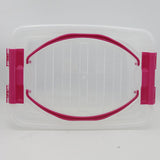 Clear Lock Storage box With Handle Lock Medium 7Ltr - Pink, Home & Lifestyle, Storage Boxes, Chase Value, Chase Value