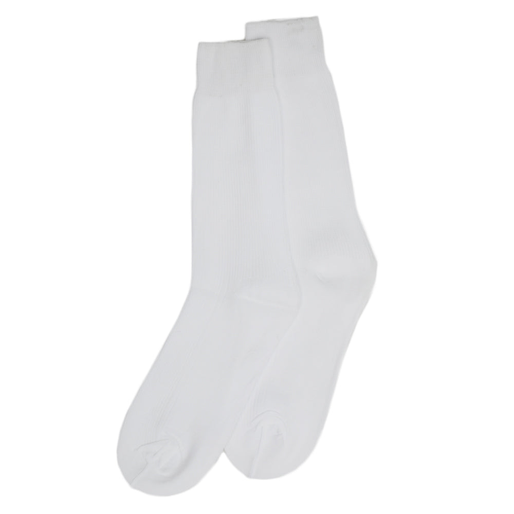 Uniform Nylon Socks - White, Boys Socks, Chase Value, Chase Value