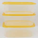 Multipurpose Storage Box 3 Pcs Large 1750 ml - Mustard, Home & Lifestyle, Storage Boxes, Chase Value, Chase Value