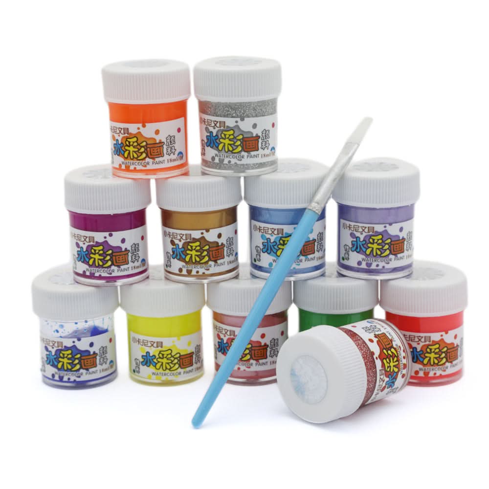 Poster Colors 12 Pcs - Multi, Kids, Colouring Tools, Chase Value, Chase Value