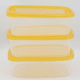 Crisper 3 pieces Bowl Pack Medium - Mustard, Home & Lifestyle, Storage Boxes, Chase Value, Chase Value