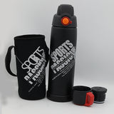 Double Stainless Steel Sports Water Bottle 2272 800ml - Black, Home & Lifestyle, Glassware & Drinkware, Chase Value, Chase Value