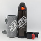 Double Stainless Steel Sports Water Bottle 2272 800ml - Coffee, Home & Lifestyle, Glassware & Drinkware, Chase Value, Chase Value