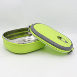 Stainless Steel Lunch Box 2021 - Green, Kids, Tiffin Boxes And Bottles, Chase Value, Chase Value