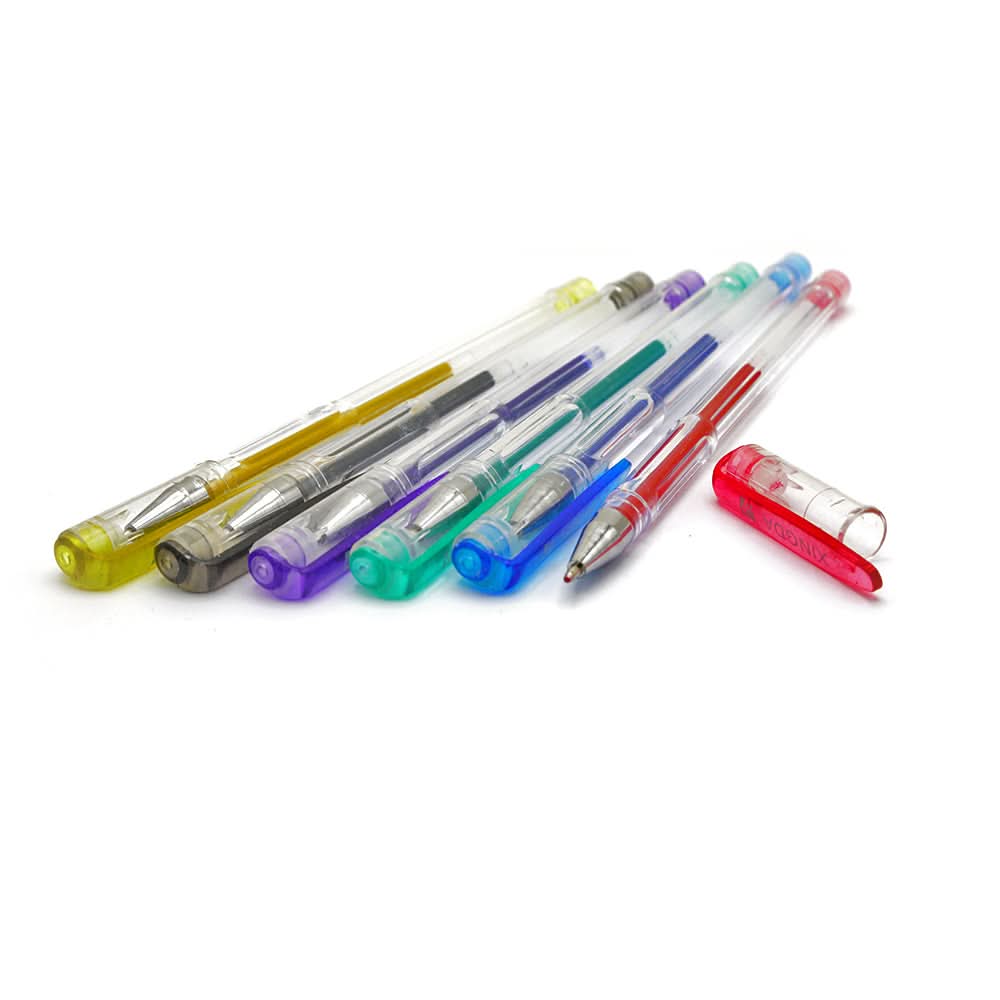 Glitter Pen 6Pcs, Pencil Boxes & Stationery Sets, Chase Value, Chase Value