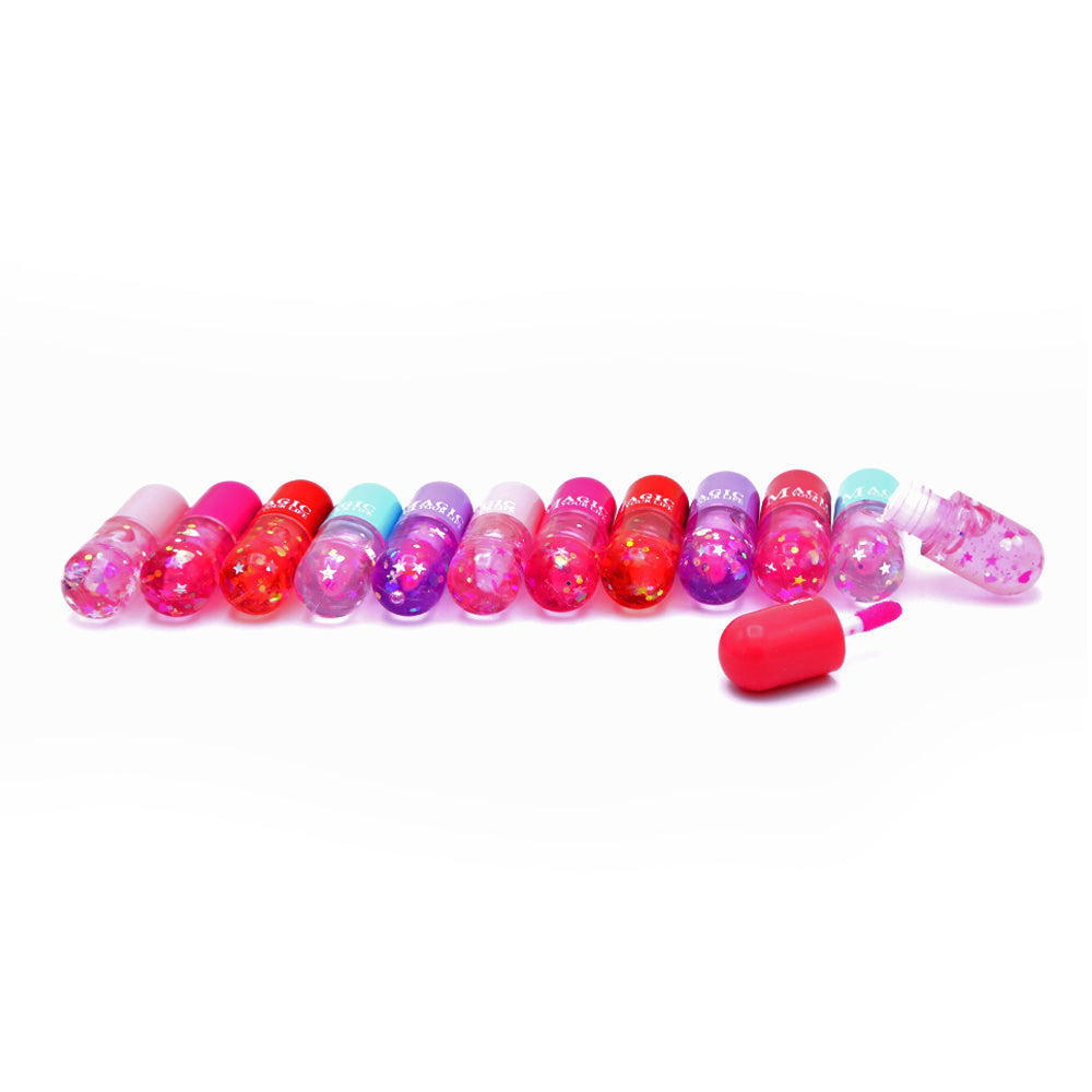 Kids Magic Lipgloss 4ml Pack of 12, Beauty & Personal Care, Lip Gloss And Balm, Chase Value, Chase Value