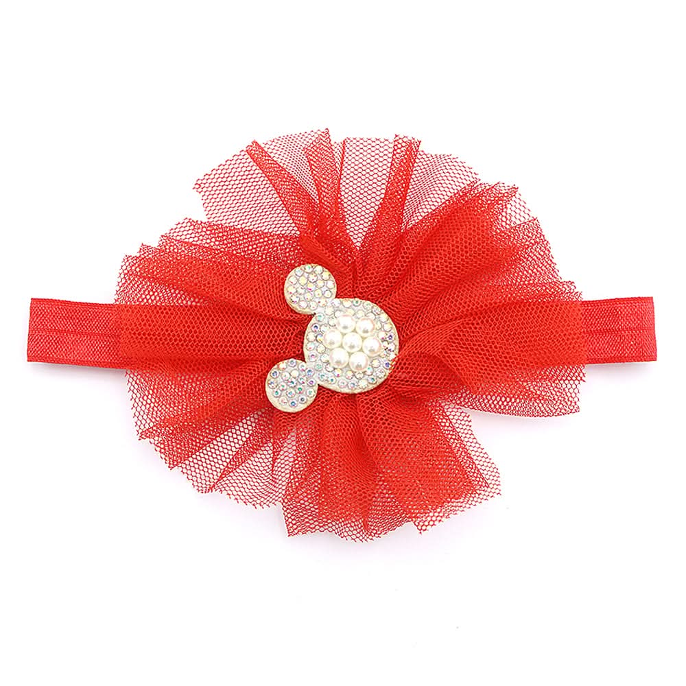 Girls Headband - Red - E, Kids, Hair Accessories, Chase Value, Chase Value