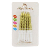 Birthday Candle Bk-10 - Golden, Home & Lifestyle, Decoration, Chase Value, Chase Value