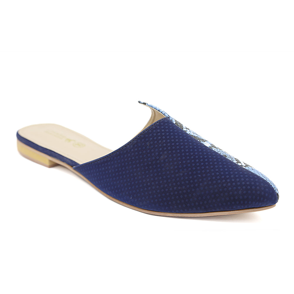 Women's Backless Slipper - Blue, Women, Slippers, Chase Value, Chase Value