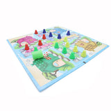 Wooden Ludo 16X16 - Blue, Kids, Board Games And Puzzles, Chase Value, Chase Value