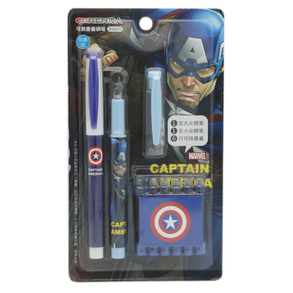 Fountain Pen & Pointer 3562 - Navy Blue, Kids, Pencil Boxes And Stationery Sets, Chase Value, Chase Value