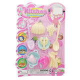 Kitchen Toys Set Card No 888 - Yellow, Kids, Cosmetic and Kitchen Sets, Chase Value, Chase Value