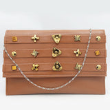 Women's Clutch (K-2071) - Brown, Women, Clutches, Chase Value, Chase Value