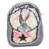 Girls Backpack 7572E - Grey, Kids, Kids Bags, Chase Value, Chase Value