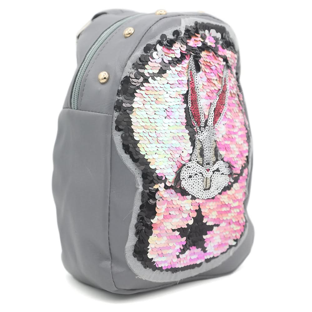 Girls Backpack 7572E - Grey, Kids, Kids Bags, Chase Value, Chase Value