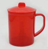 Plastic Mug With Spoon - Red, Home & Lifestyle, Glassware & Drinkware, Chase Value, Chase Value