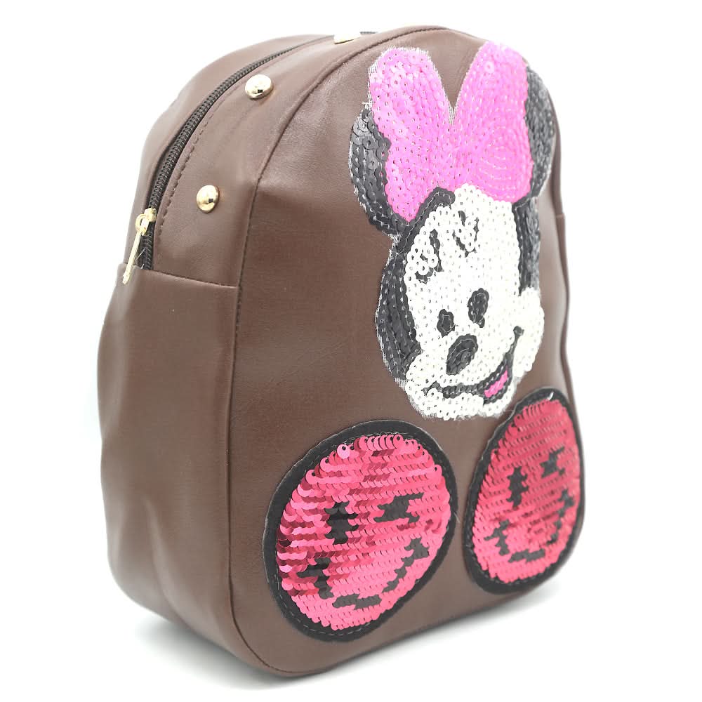 Girls Backpack 7572-A - Coffee, Kids, Kids Bags, Chase Value, Chase Value