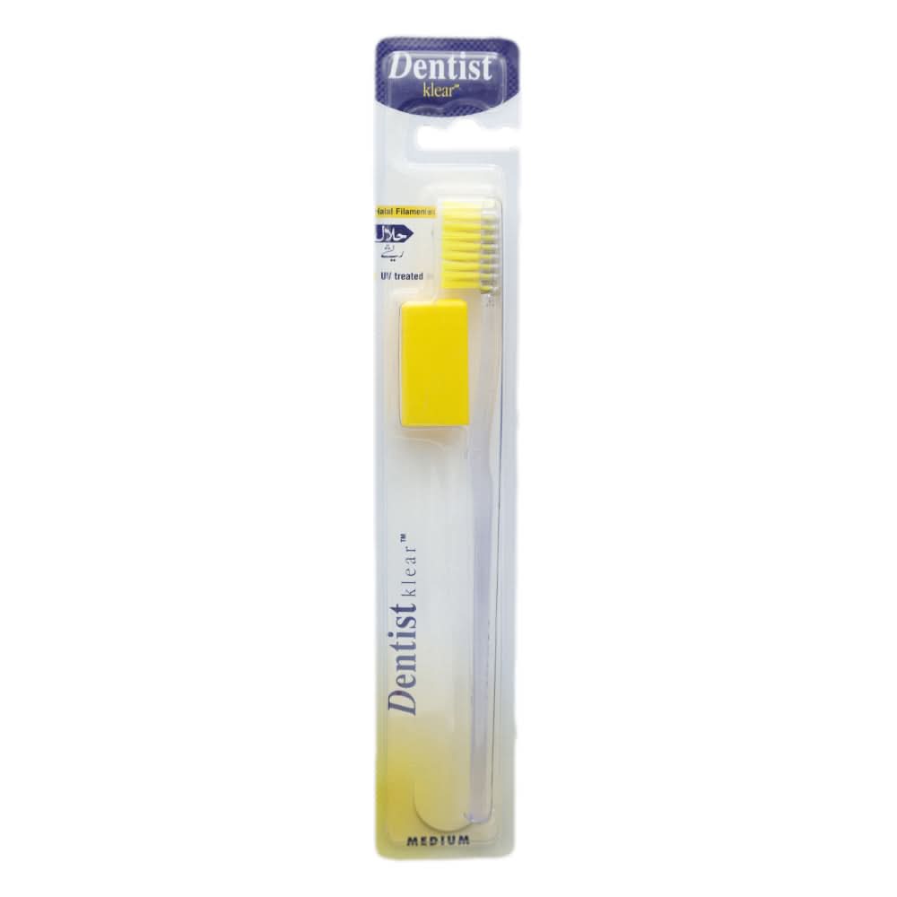 Ezigrip Dentist Klear Tooth Brush - Yellow, Beauty & Personal Care, Oral Care, Chase Value, Chase Value