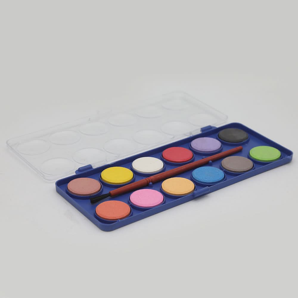 Watercolor 12 Pcs For Kids - Red, Kids, Colouring Tools, Chase Value, Chase Value