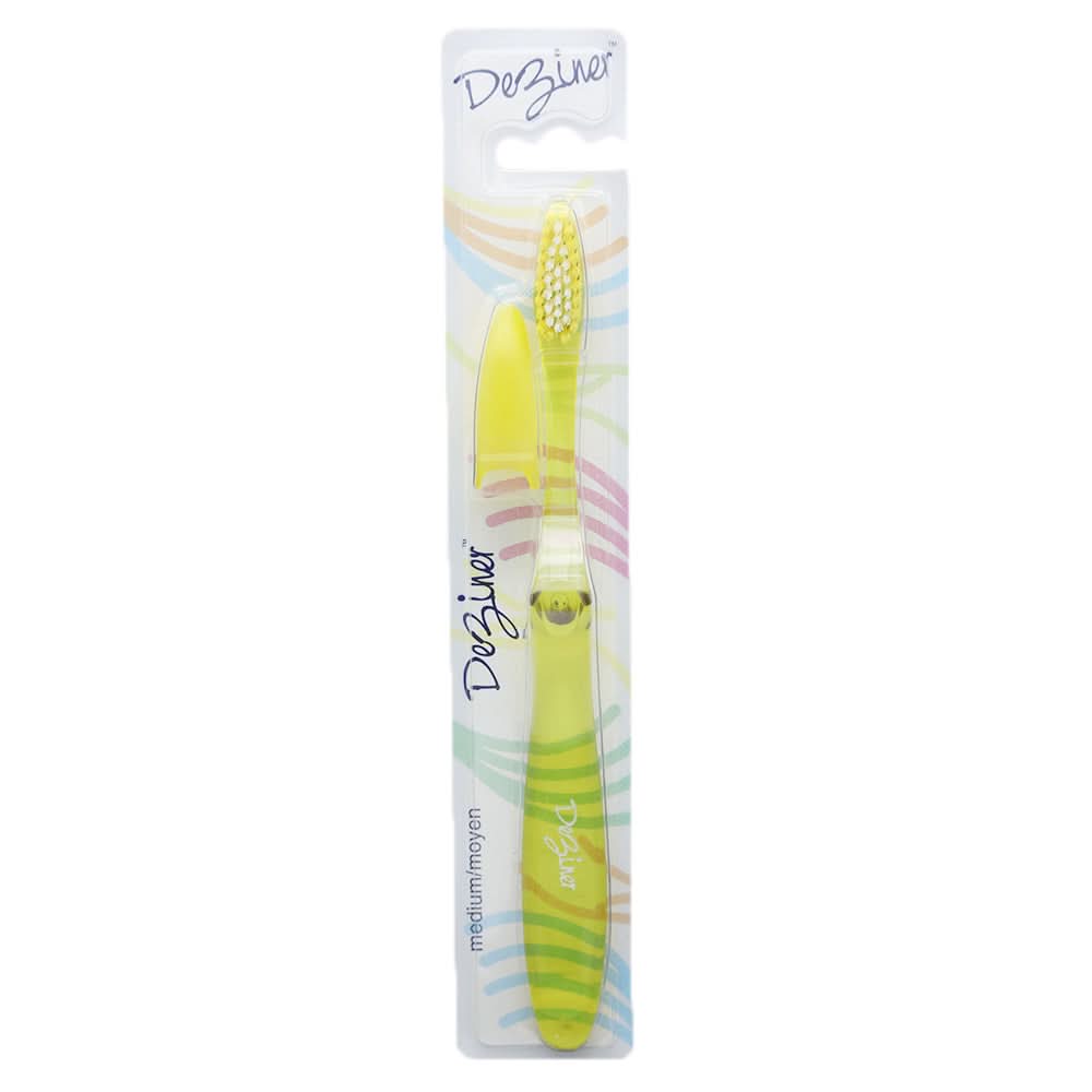 Ezigrip Deziner Tooth Brush - Yellow, Beauty & Personal Care, Oral Care, Chase Value, Chase Value