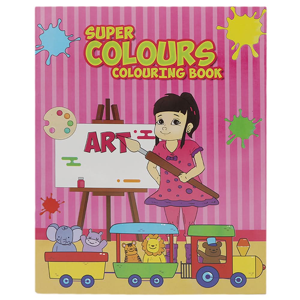Super Colouring Book, Kids, Colouring Tools, Chase Value, Chase Value