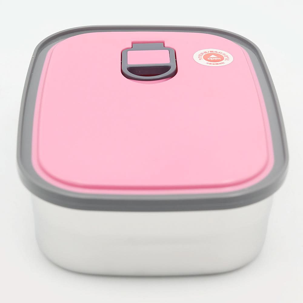 Stainless Steel Lunch Box 6901 - Pink, Kids, Tiffin Boxes And Bottles, Chase Value, Chase Value