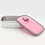 Stainless Steel Lunch Box 6901 - Pink, Kids, Tiffin Boxes And Bottles, Chase Value, Chase Value